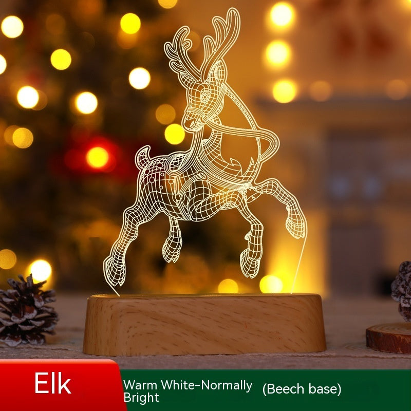 3D Acrylic Christmas Lamp