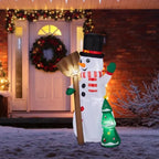 6.2FT LED Snowman w/Christmas Tree