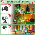 2 In 1 Holiday Projector with remote control
