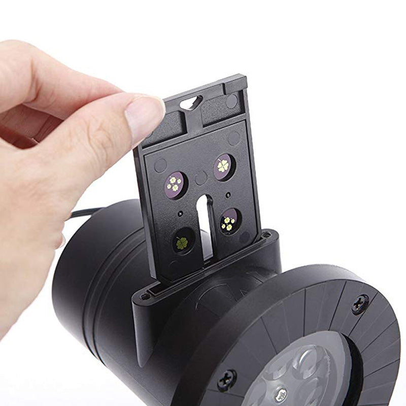 12 option Christmas projector