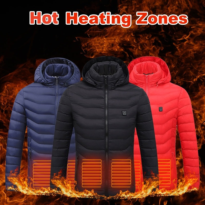 Heated Puffer Jacket fully insulated