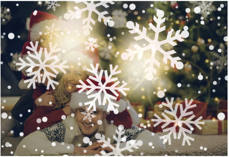 Christmas Snowflake Light Projector