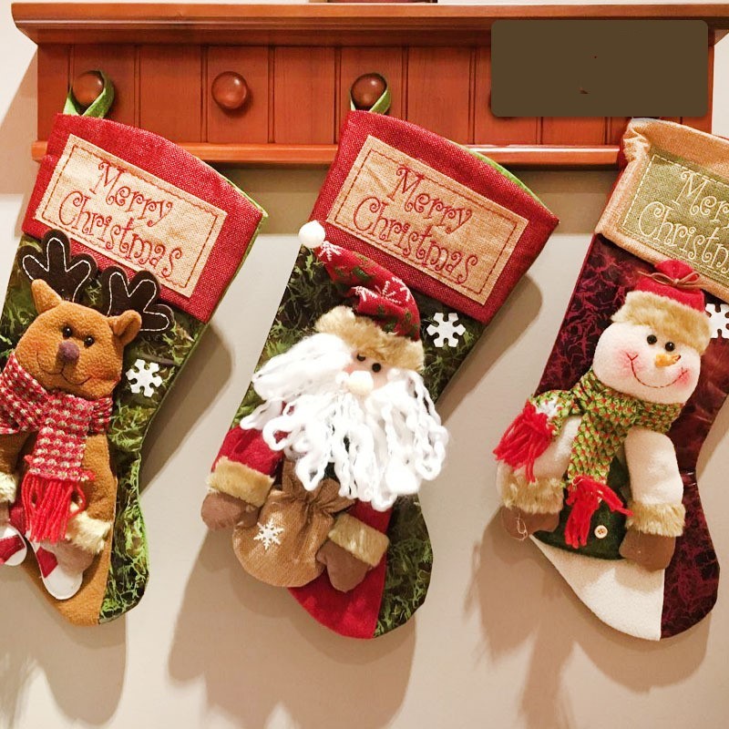 Christmas Stocking Socks (Santa, Snowman, Reindeer)