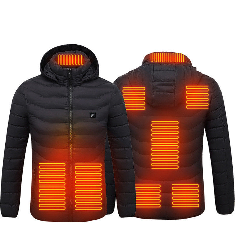 Heated Puffer Jacket fully insulated