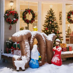 7.5FT LED Inflatable nativity scene with JOY