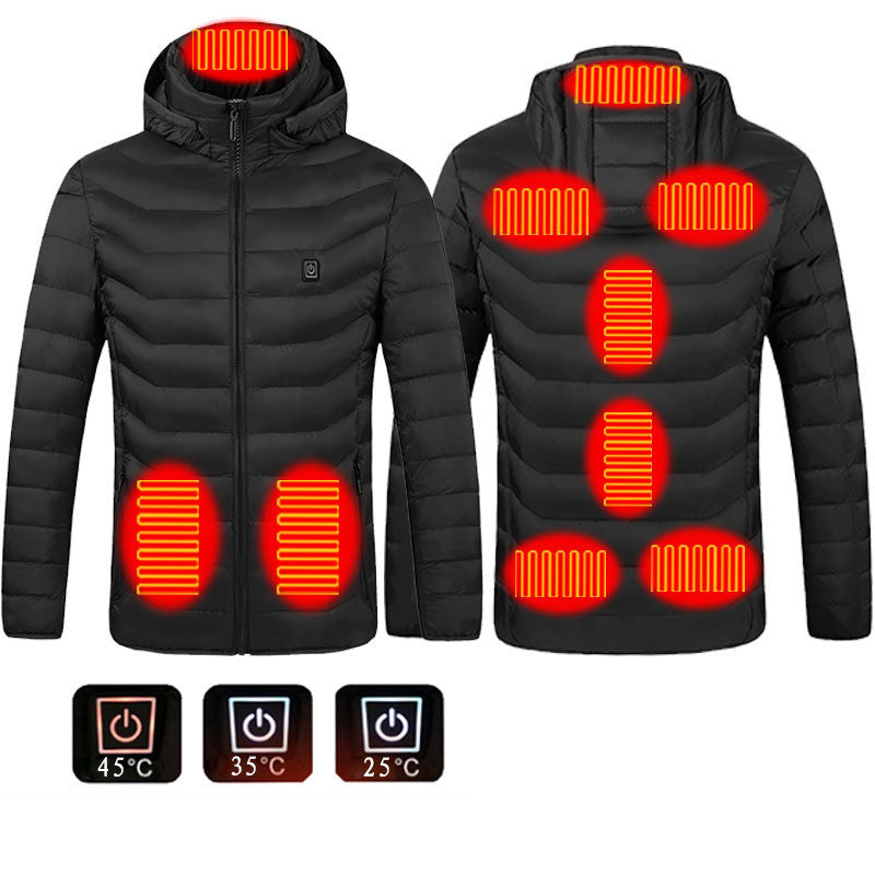Heated Puffer Jacket fully insulated