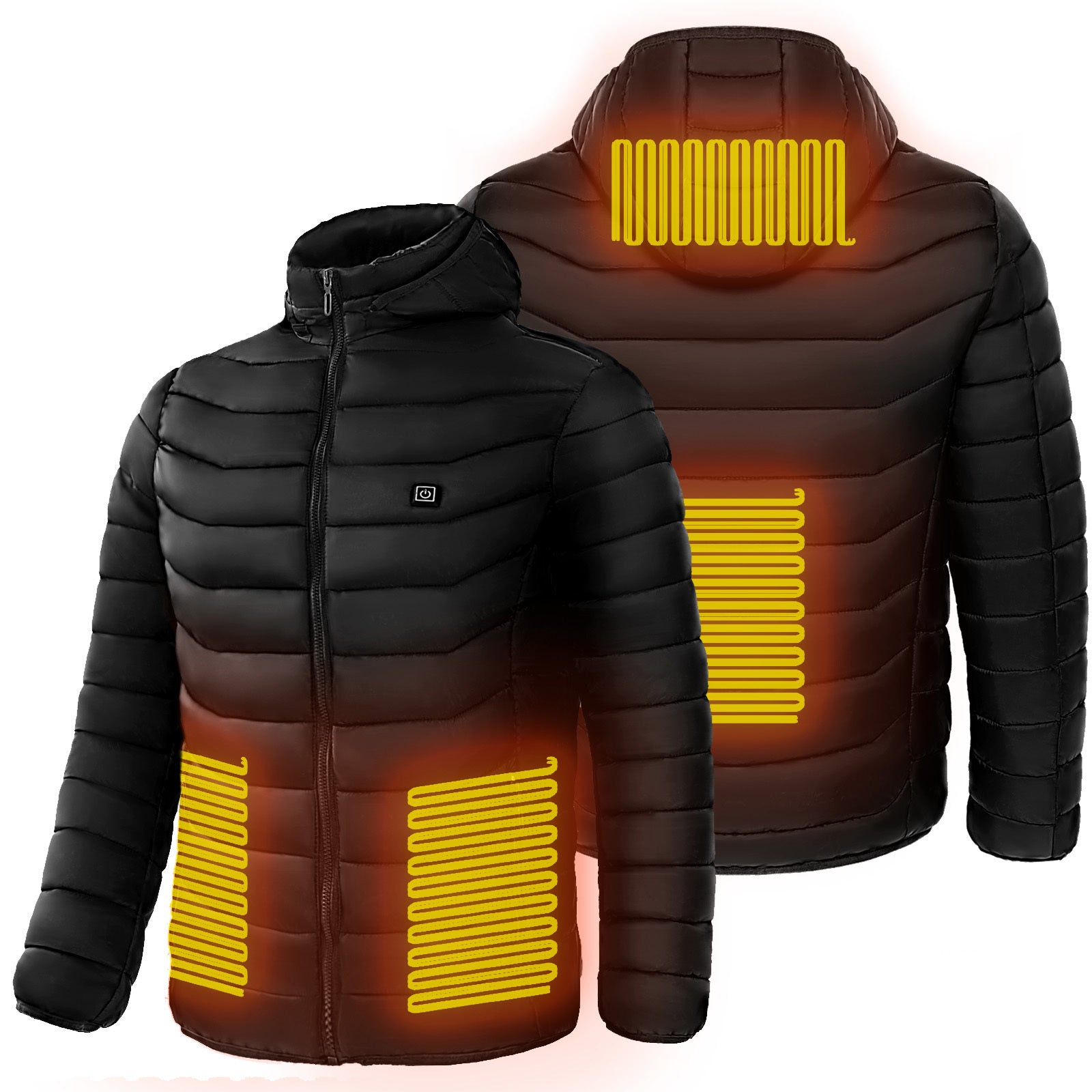 Heated Puffer Jacket fully insulated