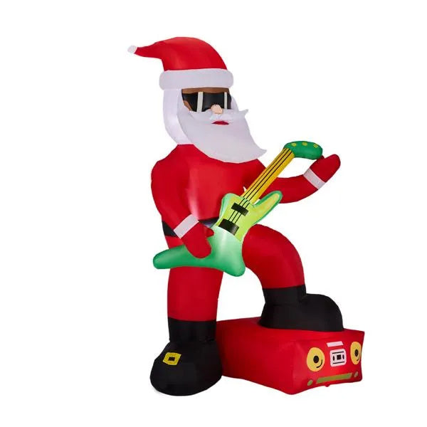 7.5FT Inflatable Santa Playing Guitar