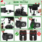 2 In 1 Holiday Projector with remote control