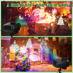 2 In 1 Holiday Projector with remote control